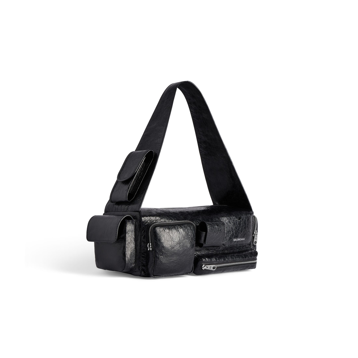 MEN'S SUPERBUSY SMALL SLING BAG IN BLACK